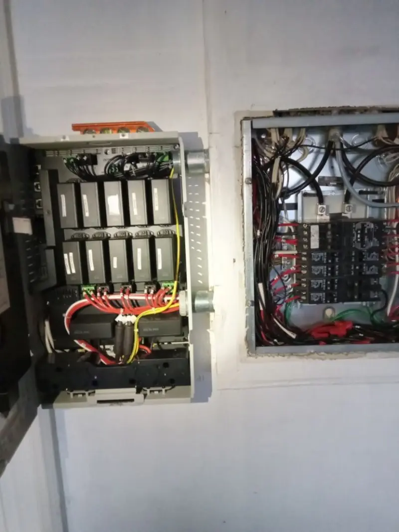 Electrical panel upgrade completed for Security Camera Wiring in Lacy-Lakeview